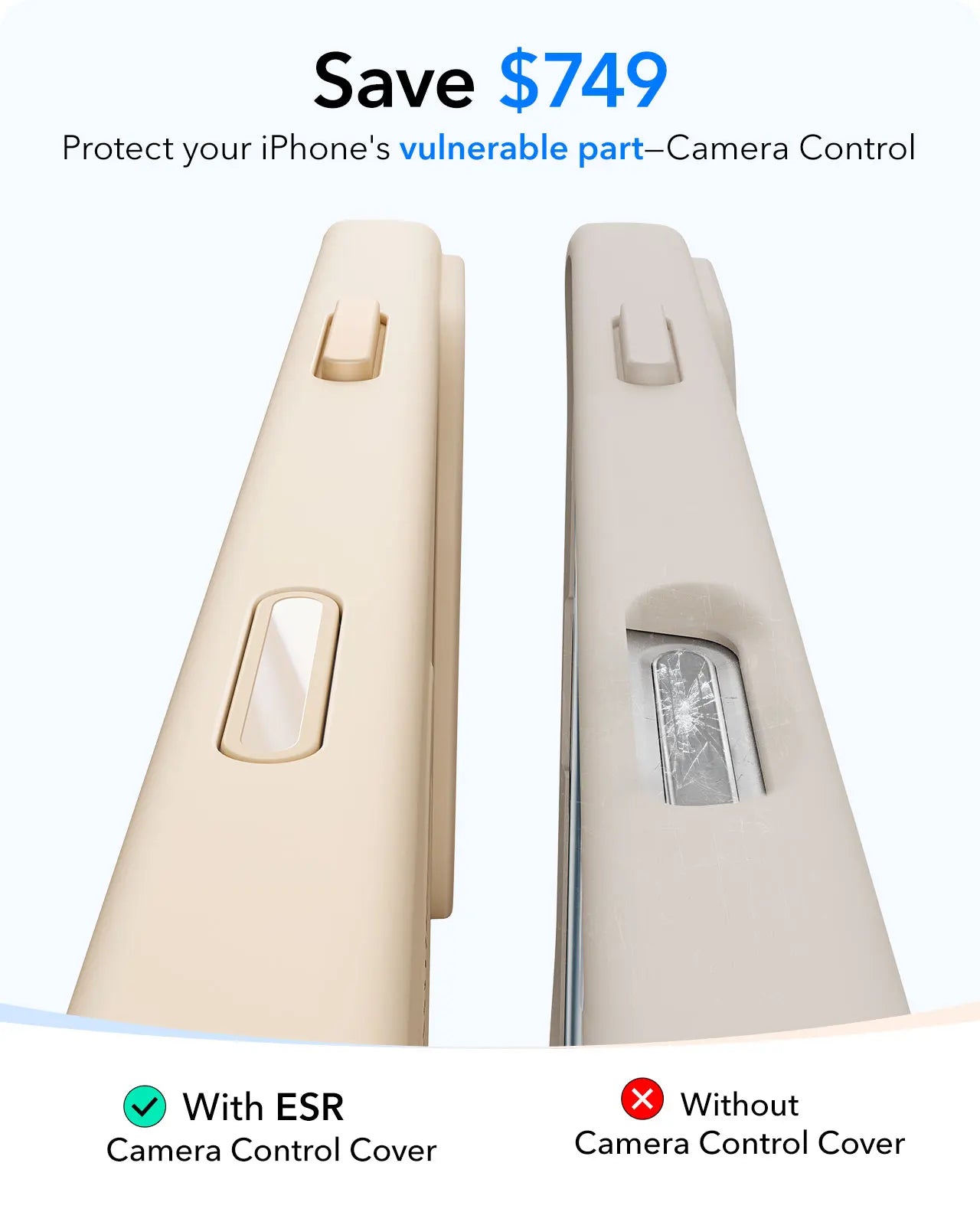 ESR for iPhone16 Case with MagSafe Camera Control Supports Magnetic Charging Shockproof Silicone Case For iPhone 16 Pro Max