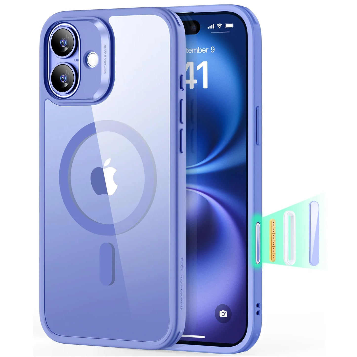 ESR for iPhone 16 Pro Max Case Camera Control with MagSafe Military-Grade Protective Case Camera Stand Phone Case for iPhone 16