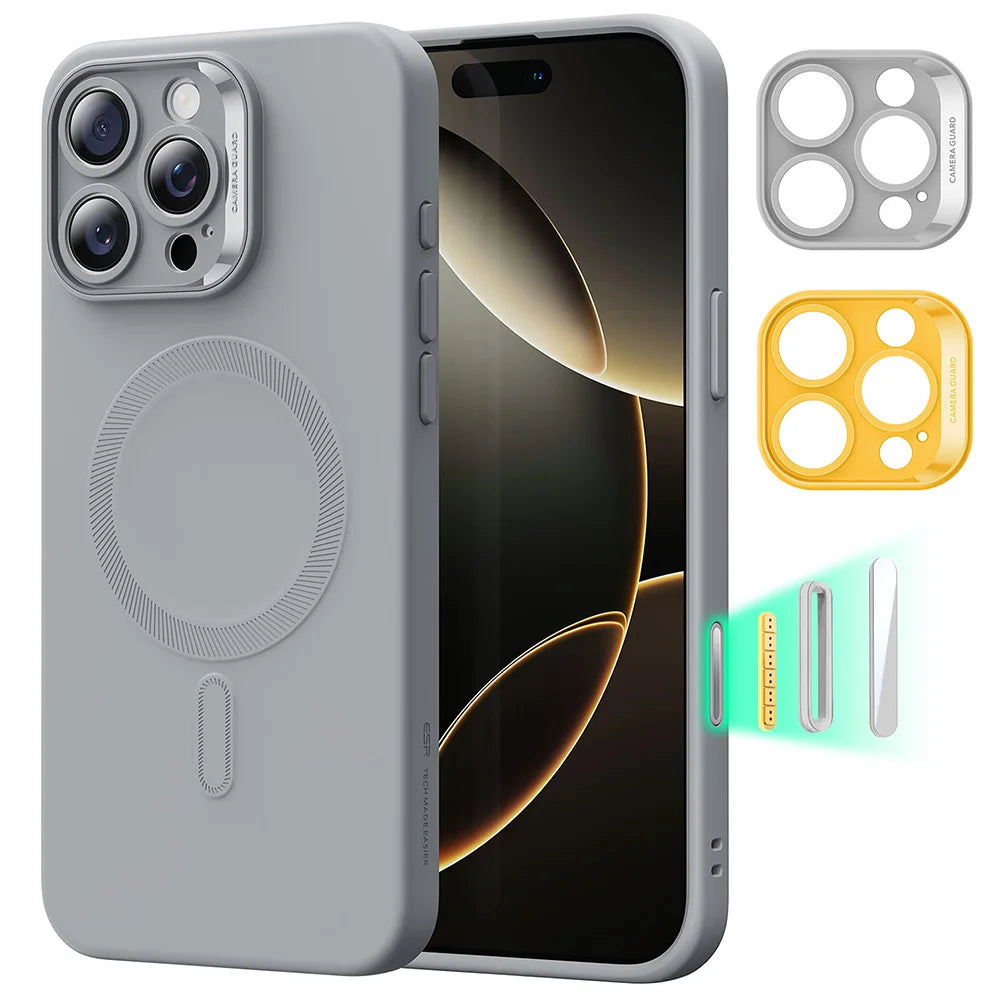 ESR for iPhone16 Case with MagSafe Camera Control Supports Magnetic Charging Shockproof Silicone Case For iPhone 16 Pro Max