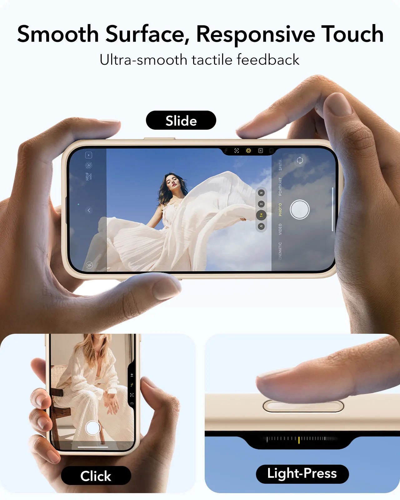 ESR for iPhone16 Case with MagSafe Camera Control Supports Magnetic Charging Shockproof Silicone Case For iPhone 16 Pro Max