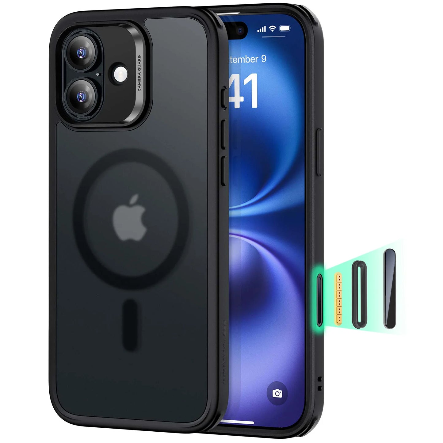 ESR for iPhone 16 Pro Max Case Camera Control with MagSafe Military-Grade Protective Case Camera Stand Phone Case for iPhone 16