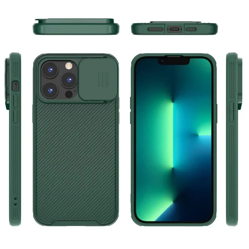 Magnetic Case For iPhone 16 16e 15 14 13 12 11 Pro Max Push window protection lens Cover