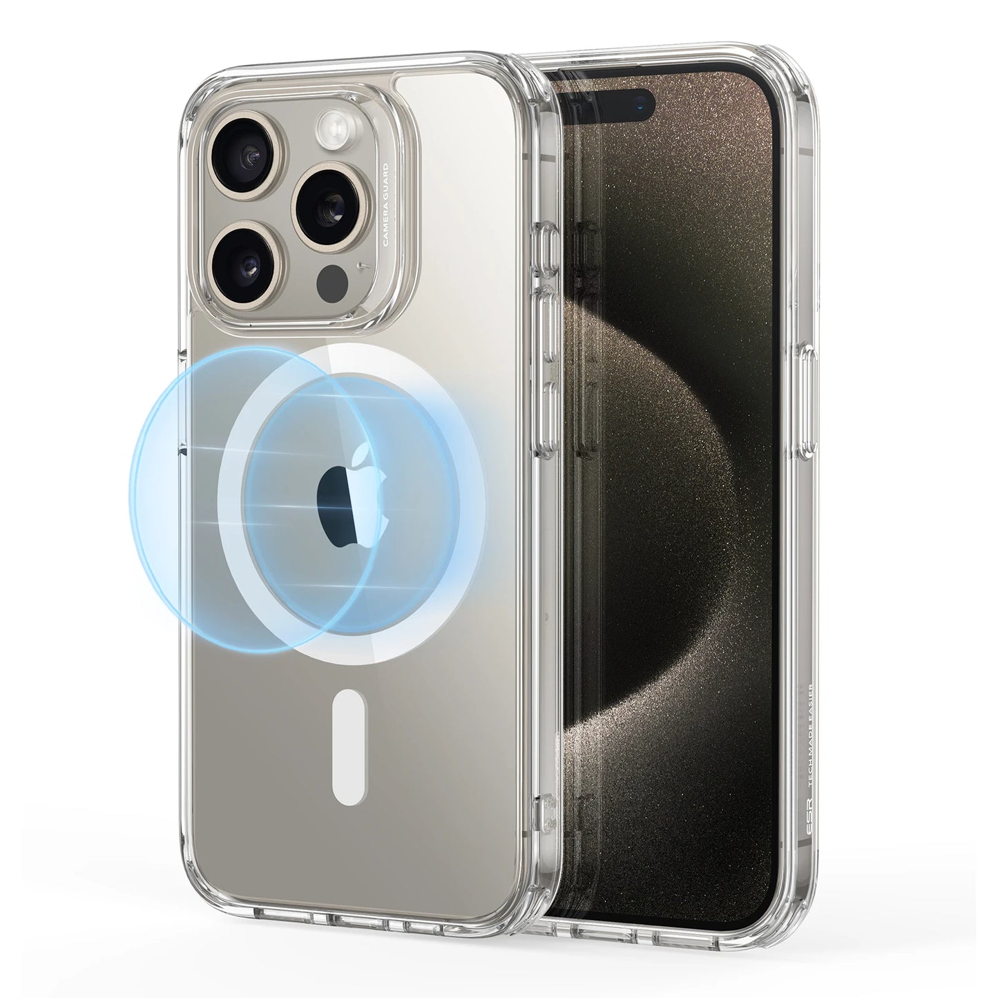 ESR for iPhone 15/16 Pro Max MagSafe Case for Classic Hybrid Case with HaloLock for iPhone 15/16 Plus Shockproof Back Cover