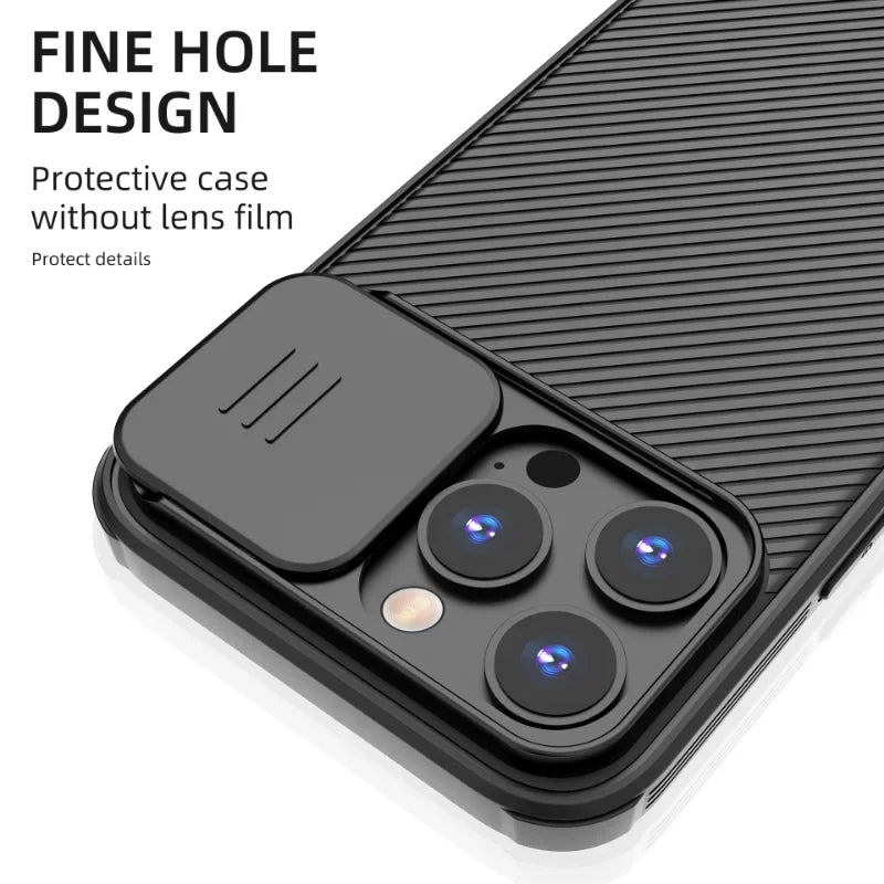 Magnetic Case For iPhone 16 16e 15 14 13 12 11 Pro Max Push window protection lens Cover