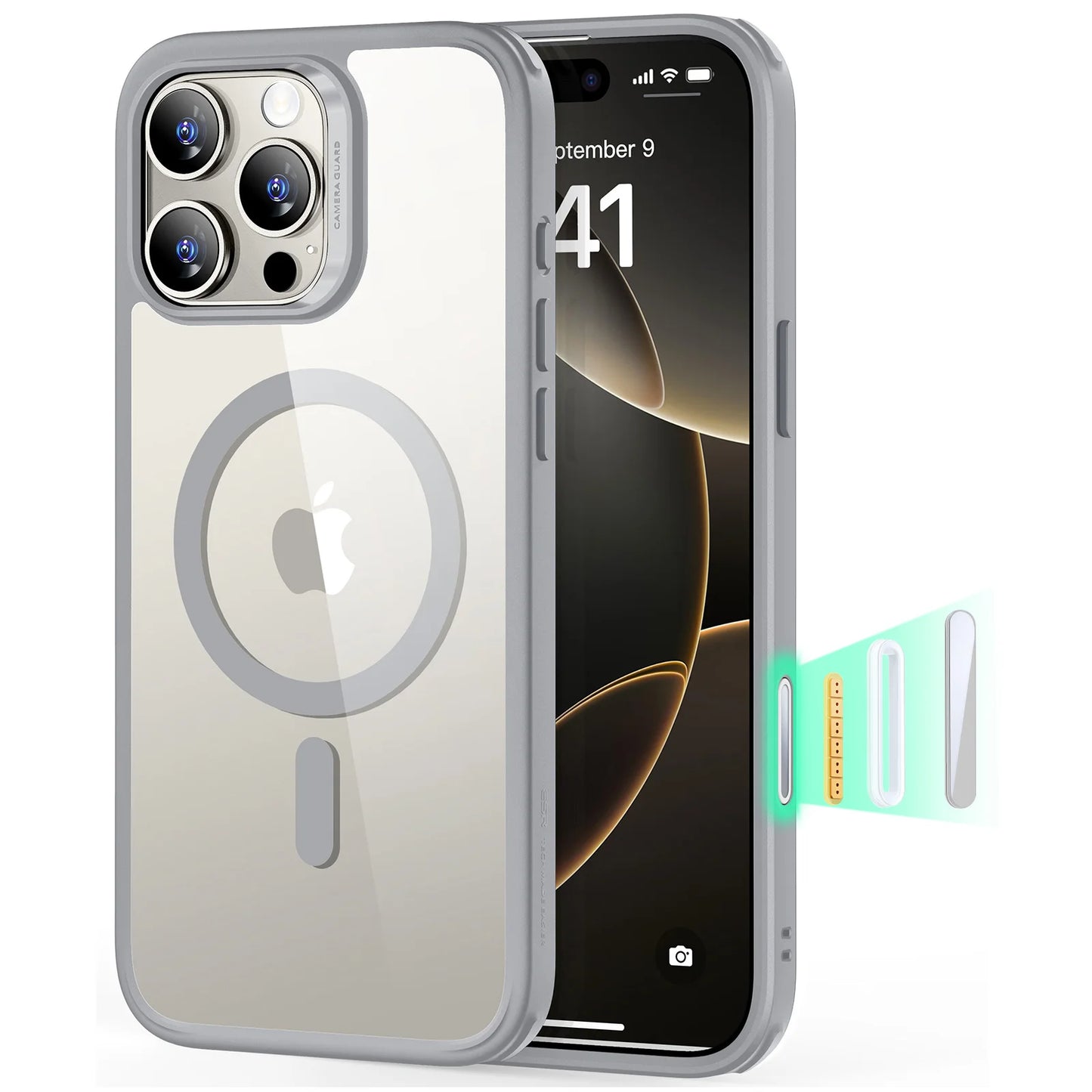 ESR for iPhone 16 Pro Max Case Camera Control with MagSafe Military-Grade Protective Case Camera Stand Phone Case for iPhone 16