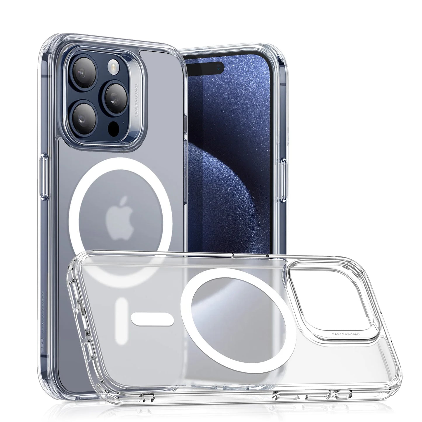 ESR for iPhone 15/16 Pro Max MagSafe Case for Classic Hybrid Case with HaloLock for iPhone 15/16 Plus Shockproof Back Cover