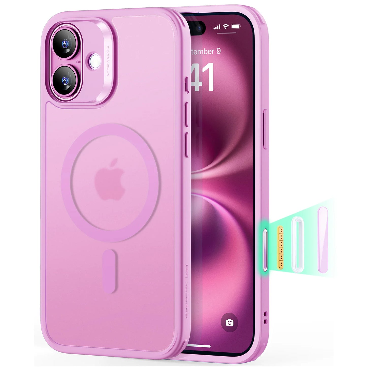 ESR for iPhone 16 Pro Max Case Camera Control with MagSafe Military-Grade Protective Case Camera Stand Phone Case for iPhone 16