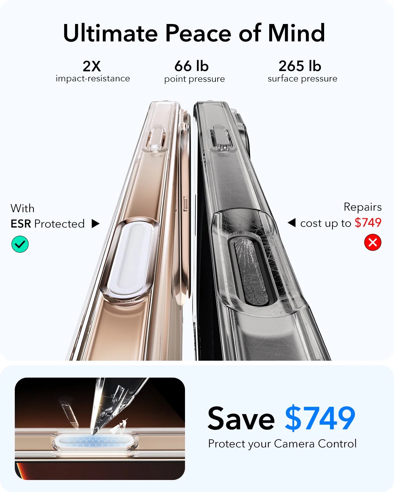 ESR for iPhone 16 Pro Max Case Camera Control with MagSafe Military-Grade Protective Case Camera Stand Phone Case for iPhone 16