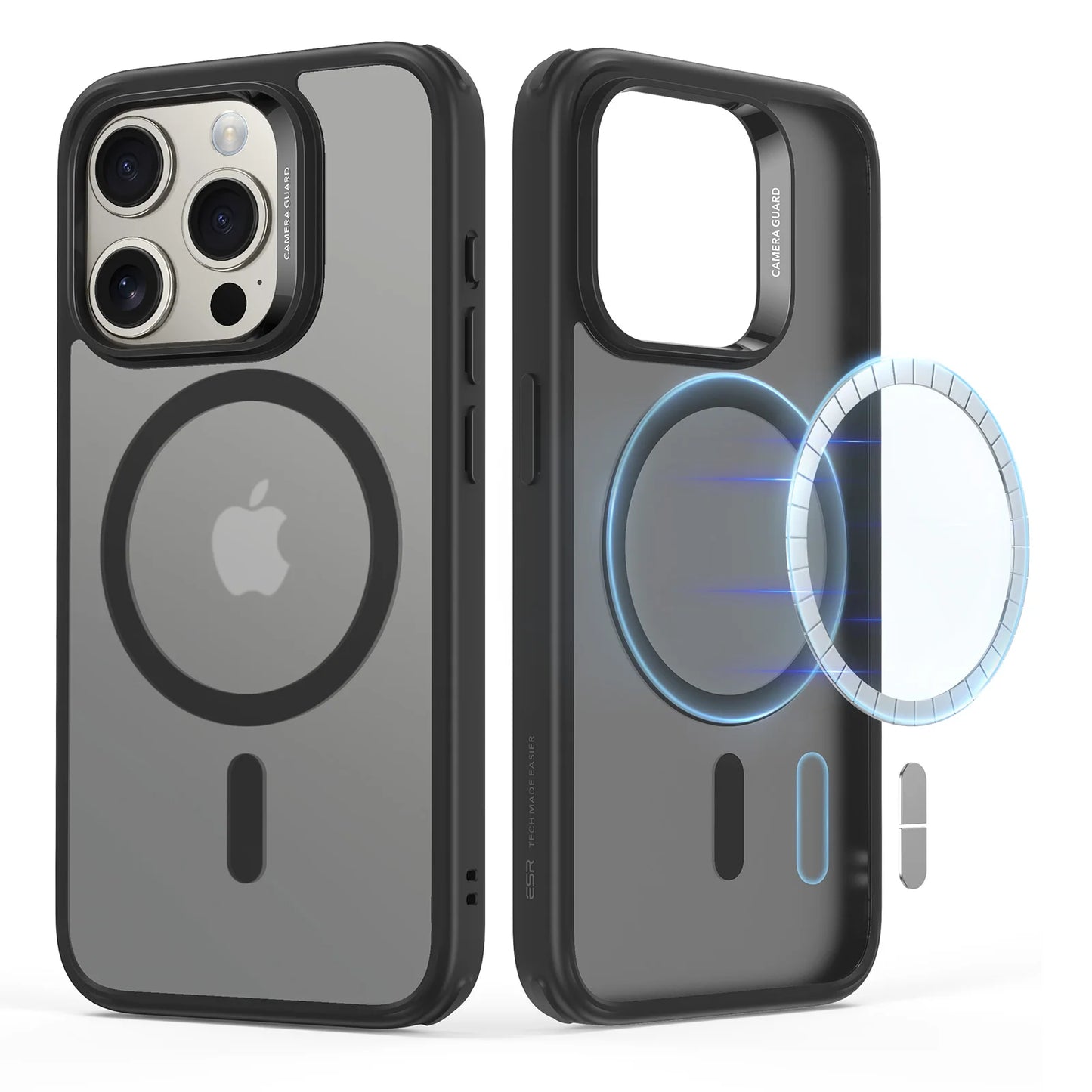 ESR for iPhone 15/16 Pro Max MagSafe Case for Classic Hybrid Case with HaloLock for iPhone 15/16 Plus Shockproof Back Cover